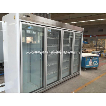 supermarket refrigerator and freezer showcase